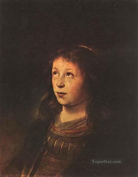  Jan Oil Painting - Portrait Of A Girl Jan Lievens